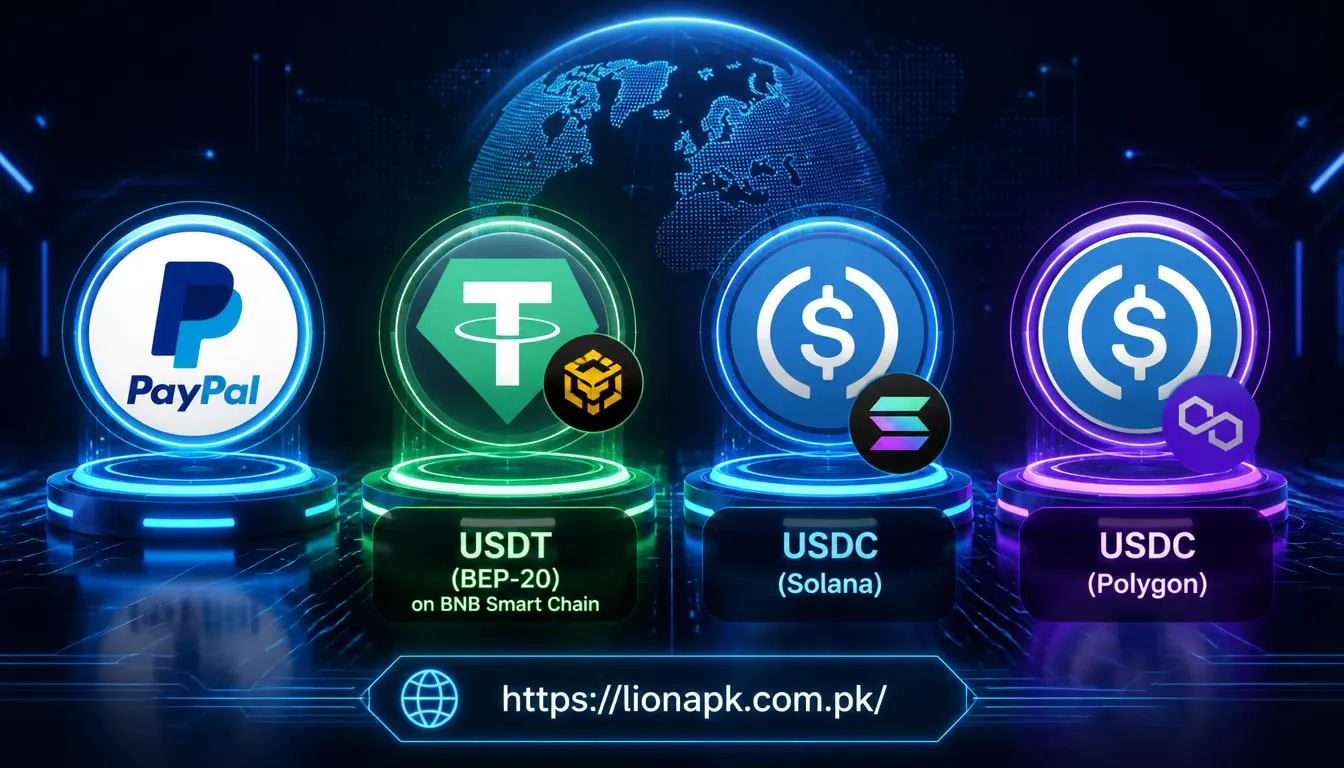 Which Payment Methods Are Available PayPal USDT (BEP-20) on BNB Smart Chain. TRON (TRX).