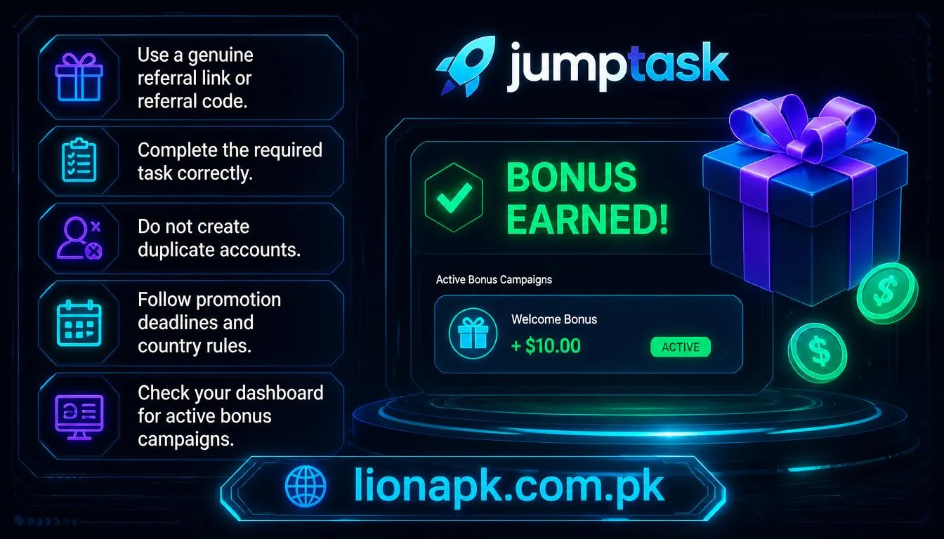 How to Get a JumpTask Bonus