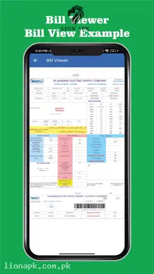 Bill Check screenshot