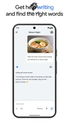 Google Gemini screenshot