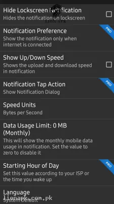 Internet Speed Meter screenshot