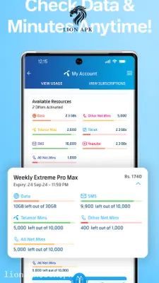 My Telenor screenshot