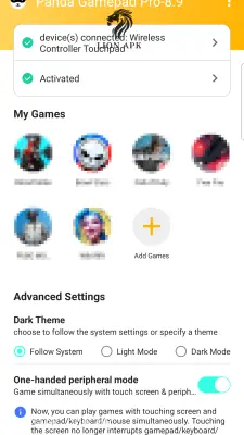 Panda Gamepad screenshot