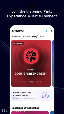 Weverse screenshot