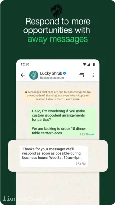 WhatsApp Business screenshot