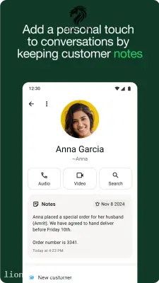 WhatsApp Business screenshot
