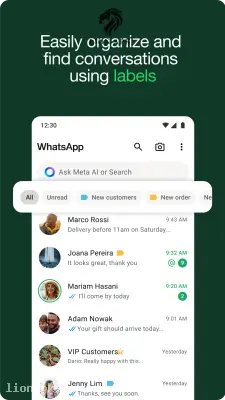 WhatsApp Business screenshot
