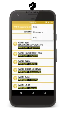 WiFi Password Show screenshot