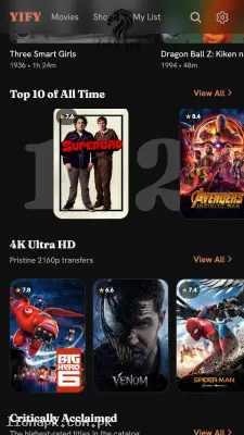 Yify Movies screenshot