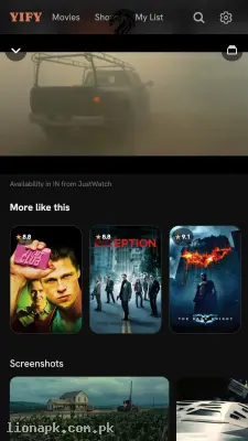 Yify Movies screenshot