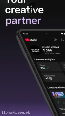 YouTube Studio screenshot