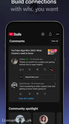 YouTube Studio screenshot