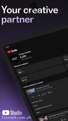 YouTube Studio screenshot
