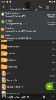 ZArchiver screenshot